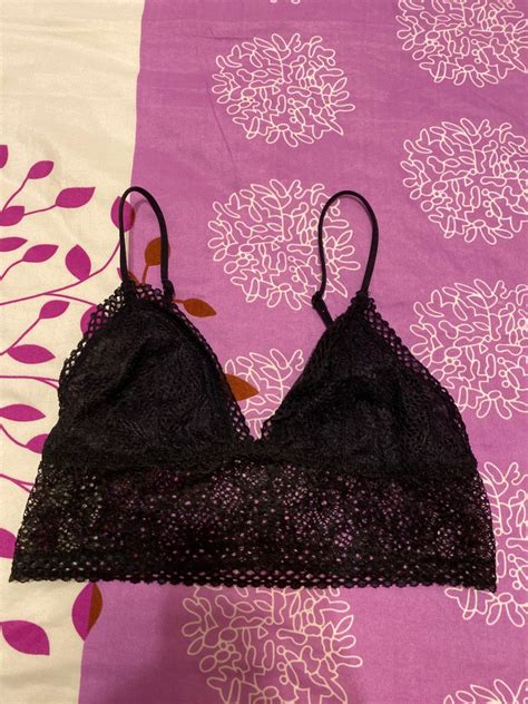 Victorias Secret Black Lace Bralette Womens Fashion New