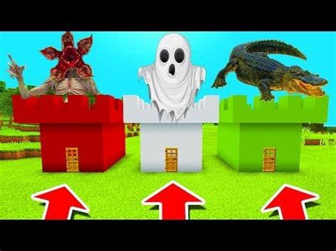 Minecraft PE DO NOT CHOOSE THE WRONG CASTLE Demogorgon Ghost