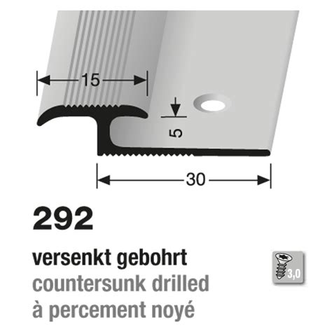 Küberit Alu Doppel Einfassprofil Typ 292 270 Cm Silber F4 Silber