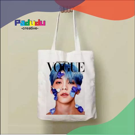 Jual Totebag Aesthetic Soobin Vogue Vintage Retro Tas Tote Wanita