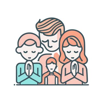 Family Prayer PNG Transparent Images Free Download | Vector Files | Pngtree