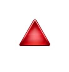 Ios Emoji Up Pointing Red Triangle