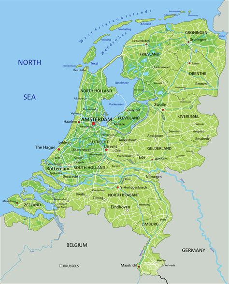 Map Netherlands