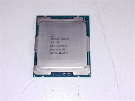 Intel Xeon W-2135 3.7 GHz 8 GT/s LGA 2066 Desktop CPU Processor SR3LN ...