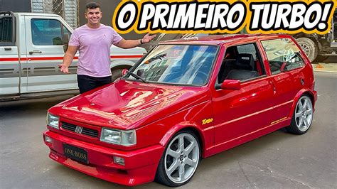 Fiat Uno Turbo 1995 Mais RÁPIDO e BONITO que a MAIORIA dos carros