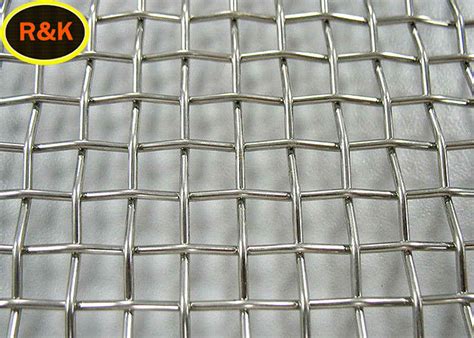 Stainless Steel Woven Crimped Wire Mesh Heavy Duty Fabrication Material