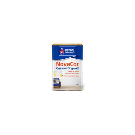 Tinta Acrílica lBranco 18 Litros Gesso Drywall Novacor CONSTRUTINTAS