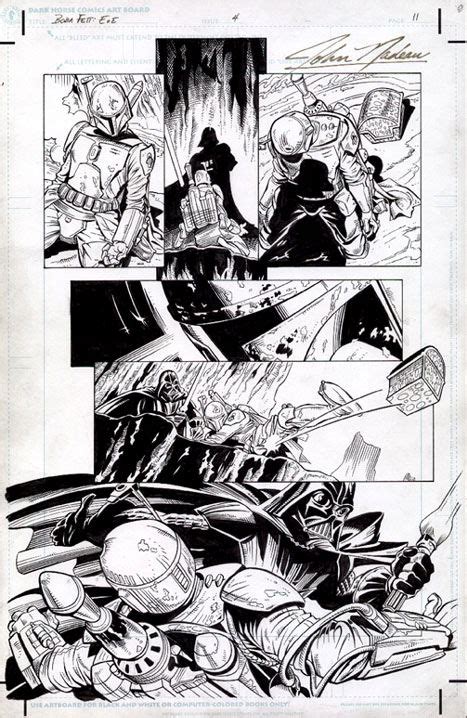 Star Wars Boba Fett Enemy Of The Empire 4 Pg 11 Vs Darth Vader