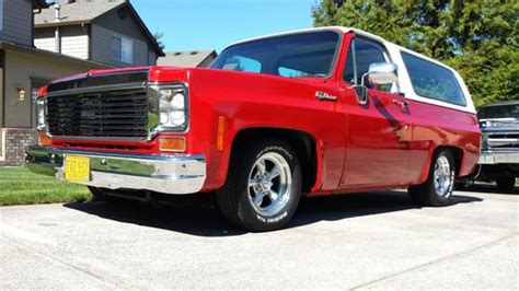 Sell Used 1974 Chevrolet Blazer 2 Wheel Drive K5 No Reserve In Happy