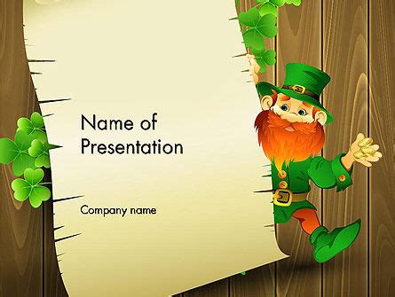 Saint Patrick S Day Free Presentation Template For Google Slides And