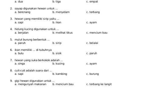 Latihan Soal Ipas Kelas 4 Sd Kurikulum Merdeka Halaman 72 Apa Yang