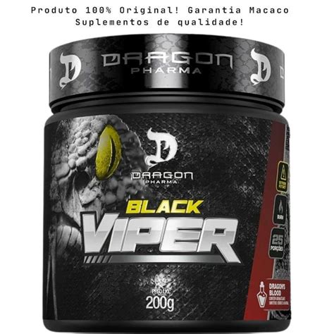 Pré Treino Venom Dragon Pharma Original Sabor Caipirinha Centauro