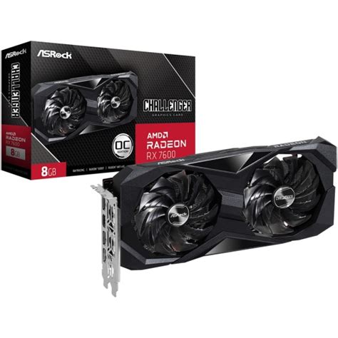 Видеокарта ASROCK Radeon RX 7600 CHALLENGER OC 8G — купить в интернет ...