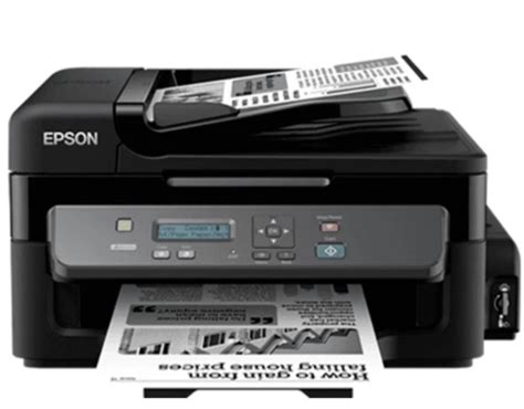 Printer Epson M Print Scan Copy Black Ink Tank Siplah