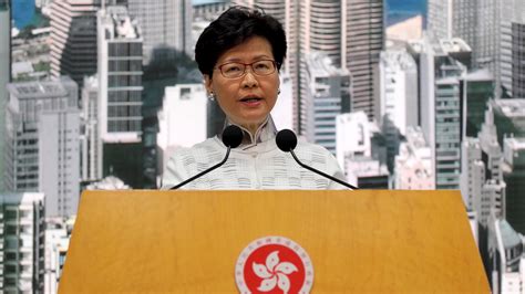 Hong Kong Leader Suspends Extradition Bill To Restore Calm