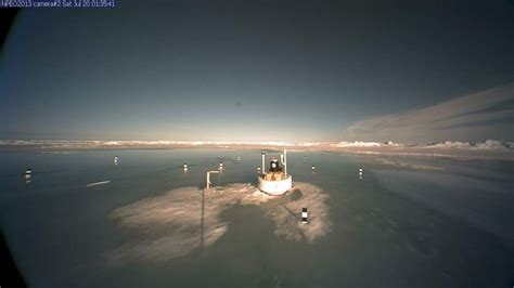 North Pole Ice Melts Into Growing Lake World News Sky News