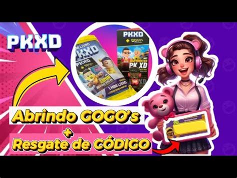 Abrindo GOGOs código de resgate PK XD YouTube