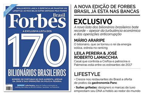 Bilionários Brasileiros São Destaque Da Nova Edição De Forbes Brasil