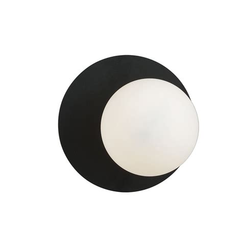 Aplique De Pared Zero Negro Opal Wonderlamp Lamparas Es