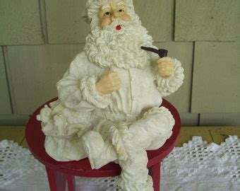 Vintage Shelf Sitter Santa Claus With Toy Bag Christmas Old World