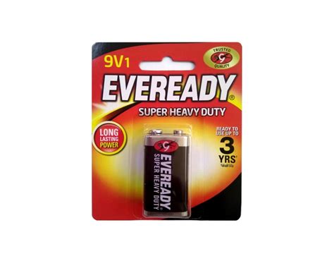 Eveready Super Heavy Duty 9v Battery 1222bp1 Myaeon2go