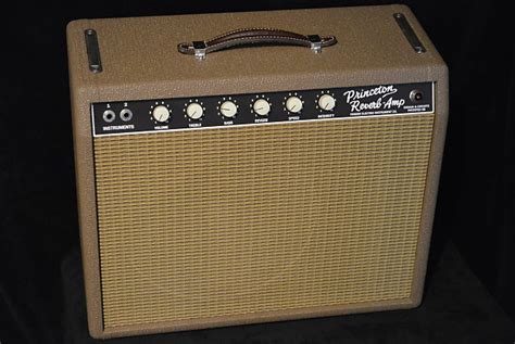 Vintage Brownface Fender Princeton Reverb 12 Conversion Reverb