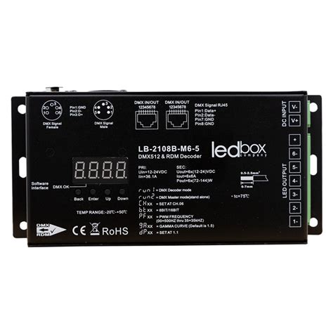 Driver De Led Dmx Pwm X A Ledbox Ledbox Company