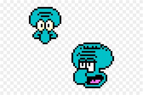 Squidward - Squidward Pixel Art Clipart (#2976903) - PikPng