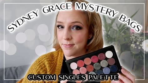 PLAYING WITH SINGLE EYESHADOW Custom Palette Review Ft Sydney Grace