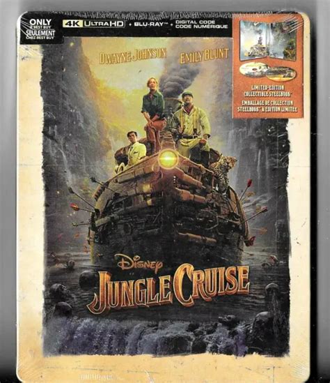 Jungle Cruise Limited Edition Steelbook K Blu Ray Digital Now