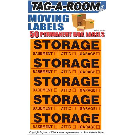 Storage Labels – 50 Count – TAGAROOM.COM – You will enjoy how organized ...