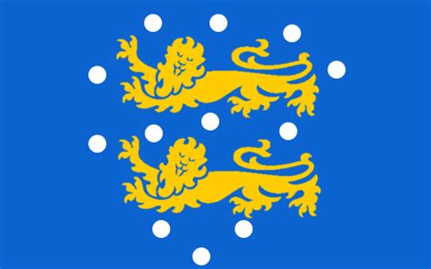 The Flag of Friesland (Frisia) if it was based on the old coat of arms ...