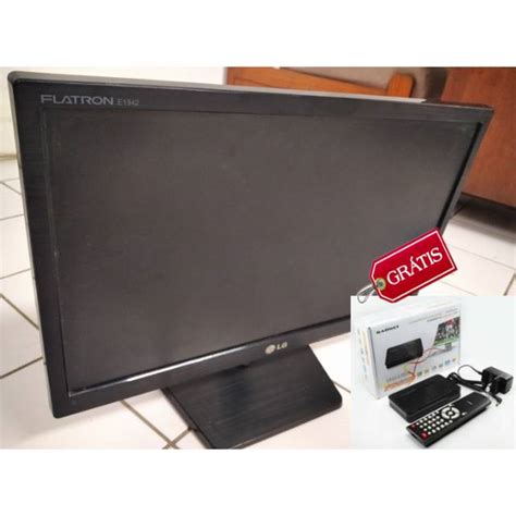 Jual Monitor LG Flatron E1942 19inch Bonus TV Tuner Gadmei