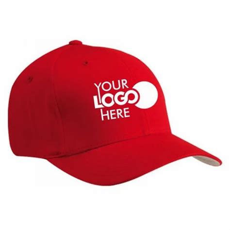 Men Red Customised Promotional Caps At Rs 120 Piece Promotional Cap