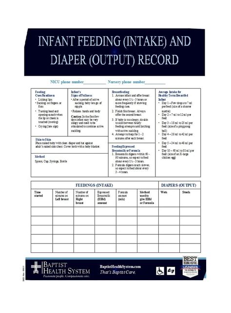 Free Editable Baby Feeding Charts (Newborn Feeding Schedule)