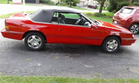 1994 CHRYSLER LEBARON GTC CONVERTIBLE RED - Classic Chrysler LeBaron 1994 for sale