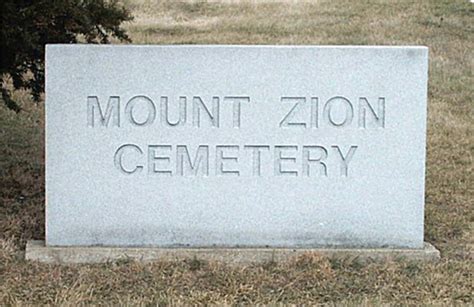 Mount Zion Cemetery In Illinois Find A Grave Cemetery