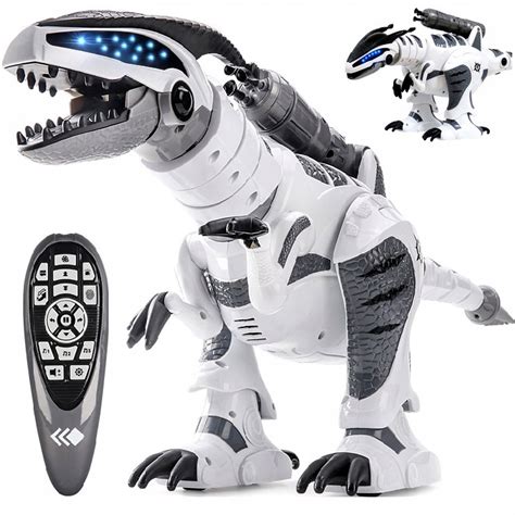 Ogromny Dinozaur Robot T Rex Interaktywny Zdalnie Sterowany Strzela