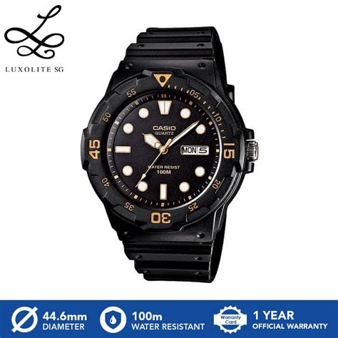 Jual Luxolite Casio Jam Tangan Pria Analog Mrw H Evdf Mrw H