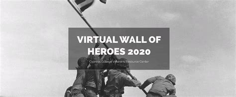 Vrc Presents Virtual Wall Of Heroes On 101st Annual Veterans Day