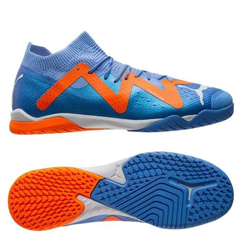 Puma Future Ultimate Court It Supercharge Bl Hvid Orange