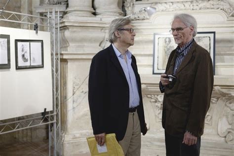 Anche Vittorio Sgarbi In Visita Alla Mostra Silenzio