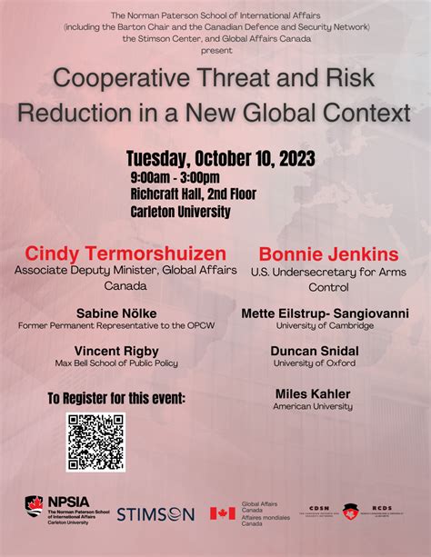 Cooperative Threat And Risk Reduction In A New Global Context