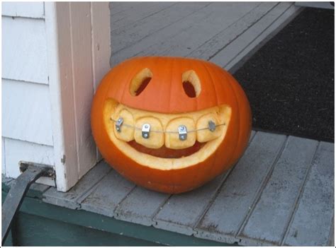 Diy Halloween Pumpkin With Braces