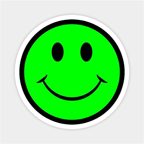 Smiley Face Green Emoji Magnet | Smiley Face Green Emoji | Green emoji ...