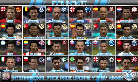 International Face Pack Update V Fifa Infinity Mods