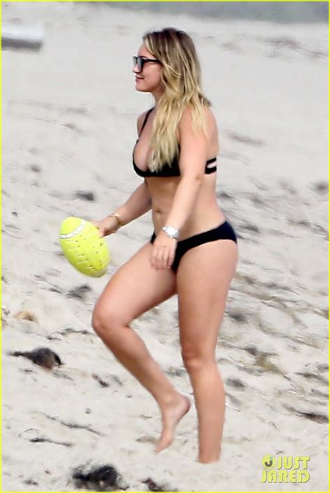 Hilary Duff Hits The Beach In Her Bikini On Labor Day Photo