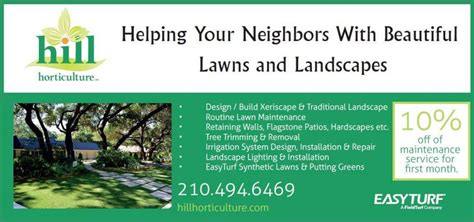 San Antonio Residential Lawn Maintenance | Hill Horticulture