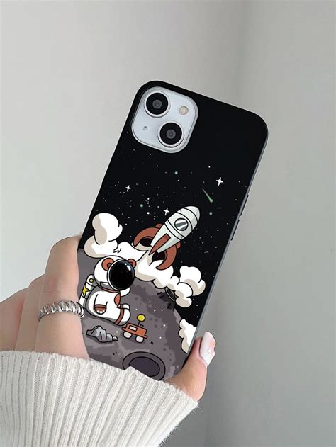 Funda Para M Vil Con Astronauta De Dibujos Animados En Fundas