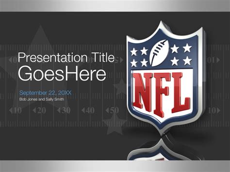 NFL Football PowerPoint Template – TrashedGraphics